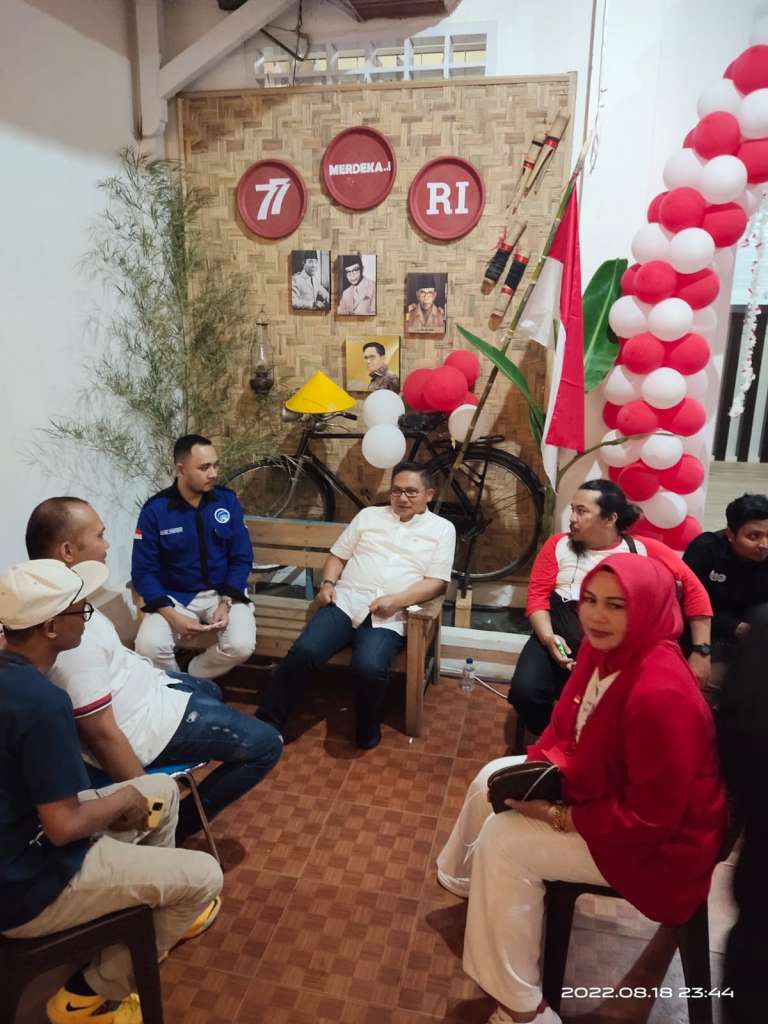 Diskusi bersama Walikota Gorontalo dalam Acara Merdeka Bicara oleh Bapppeda Kota Gorontalo dalam Rangka HUT RI Ke 77