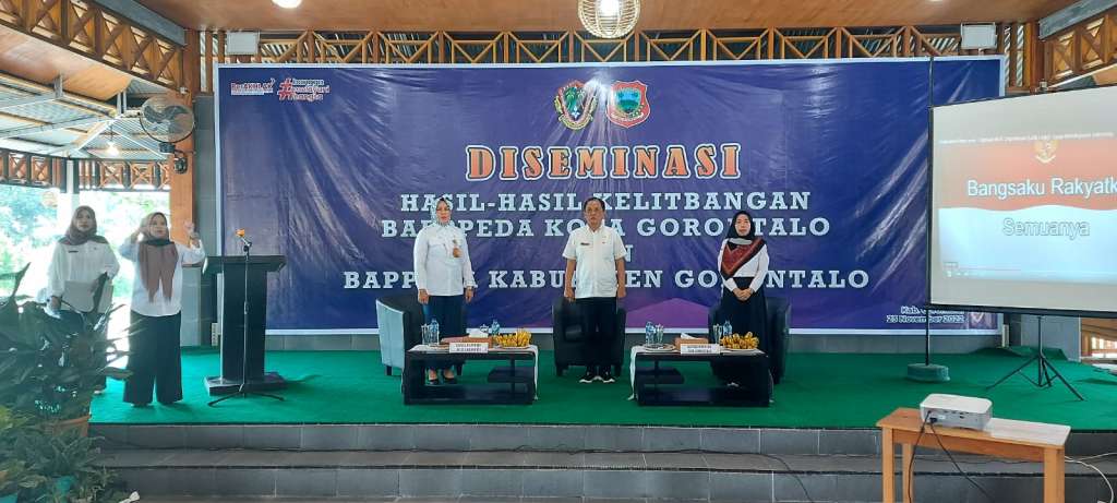 Diseminasi Hasil hasil Kelitbangan Bapppeda Kota Gorontalo dan Bappeda Kab Gorontalo, Bertempat di RM ORASAWA, Limboto