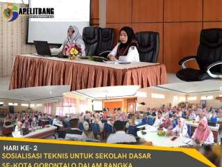 Sosialisasi Teknis untuk Sekolah Dasar Se Kota Gorontalodalam Rangka Gebyar Inovasi Daerah Kota Gorontalo tahun 2023