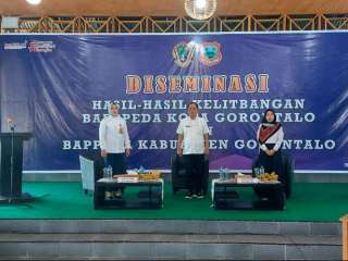 Diseminasi Hasil hasil Kelitbangan Bapppeda Kota Gorontalo dan Bappeda Kab Gorontalo, Bertempat di RM ORASAWA, Limboto
