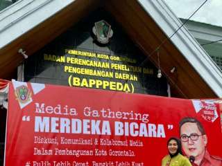 Merdeka Bicara oleh Bapppeda Kota Gorontalo dalam Rangka HUT RI Ke 77